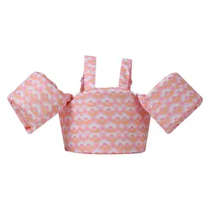 Toddler Swim Vest for Kids 24-66 lbs, Swimming Pool Floats Vest Toddler Arm Floaties Swim Jacket Water Wings for Beach Puddle