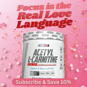 EHPlabs Acetyl L Carnitine Powder 100g  | New Year New Me |  - Supports Natural Energy Production, Naturally Flavored , Supports Healthcare - Carnitine, PCOS - Stack With OxyShred