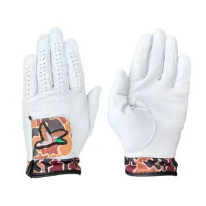 Mallard Camo Golf Glove with Unique Camouflage Pattern for Distinctive Course Style