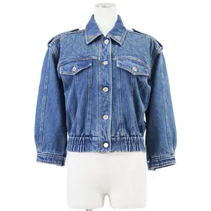 Pre-owned Louis Vuitton Denim Small Leather Goods Monogram Cotton Jacket