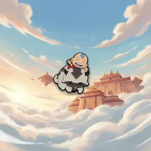 Avatar the Last Airbender Aang and Appa Pin