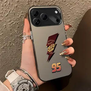 Lightning McQueen 95 Pattern Case for iPhone 17 Pro Max 17 Air 16/15/14/13/12/11 Pro Max Plus Retor High-end Shockproof Drop Screen Protection Cute Durable PC Smartphone Cover