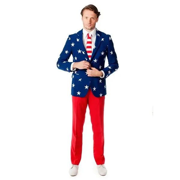 OppoSuits Stars and Stripes Costume Suit for Men