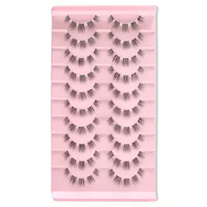 VICUTU DIY Eyelash Extension Individual Lash 100 Clusters Volume Lashes Set, 3D Effect False Eyelashes Extension Natural Look