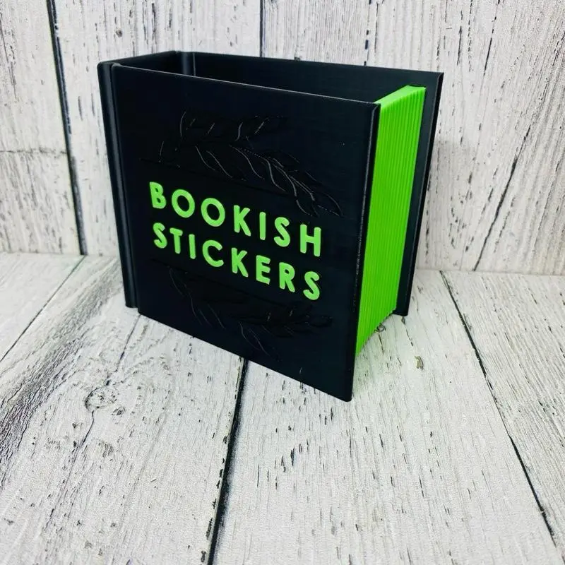 Bookish stickers box bookshelf decor Scrapbook Accessory Crafts
