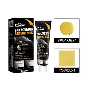 Car Scratch Repair Kit Scratch Remover Wax Polishing Compound Removes Minor Scratches No Swirl Marks Restores Car Paint Shine Includes Sponge