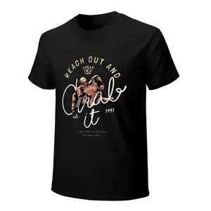 Motivational "Reach Out and Grab It" T-Shirt, 180g Heavyweight Black Tee, "Opportunity" Quote & Reaching Hand Print, Inspirational Streetwear, Unisex Fit Short Sleeve,flamingo merch,big deborah,elwood clothing,silverfish clothes,funny shirts,deo merch