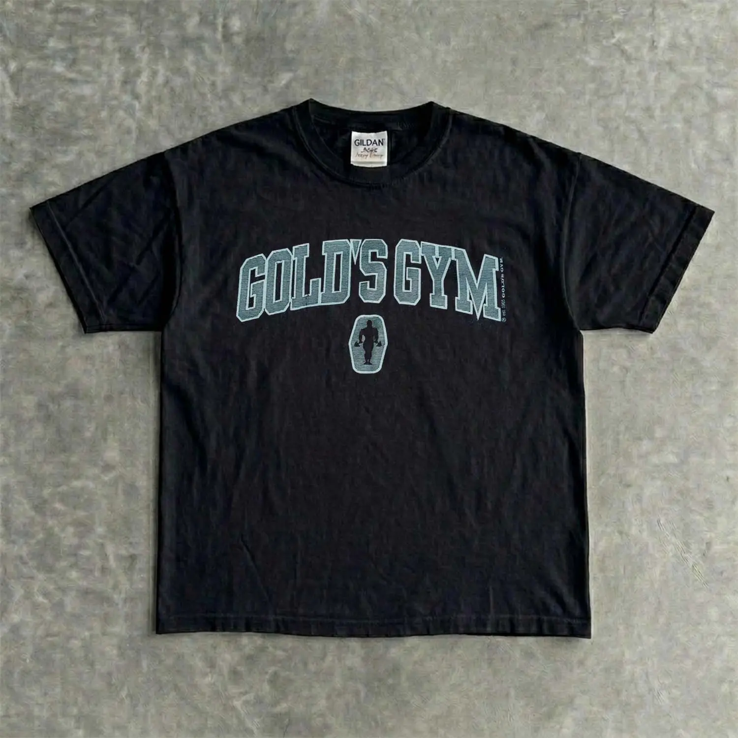 Gold’s Gym Classic Logo T-Shirt – Vintage Fitness Graphic Tee Unisex Workout Shirt