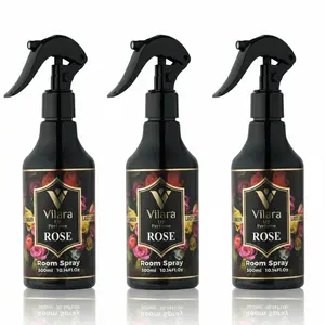 Best Room Spray 300ML, Rose (Pack Of 3) & Fresh Scent Room Sprays - Concentrated Fruity, Sweet, Woodsy & Seasonal Air Fresheners - Long-Lasting Home Fragrance Mists