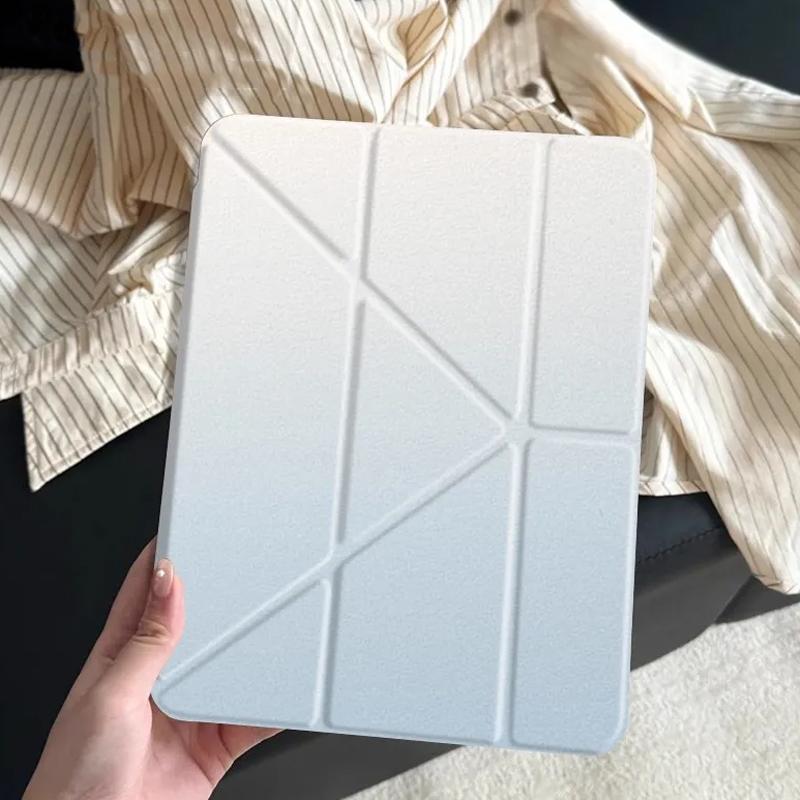 Gradient blue-Patterned Y-Folding Flip Stand Ipad Protective Case, Foldable,Adjustable Stand Suitable for iPad 10th 9th 8th 7th 10.9inch  Mini6/7 8.3inch  Generation/ for iPad  6th 5th Gen 9.7 inch Air 7 for IPad Pro9.7  Air 5 Air 4 2022 11 2021  2024Pro