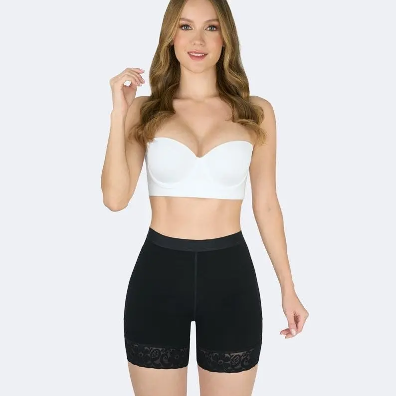 QBANO NOVA Faja Short Invisible (Geminis) 100% Colombiano Low-Waisted Shaping Underwear for Women 16001