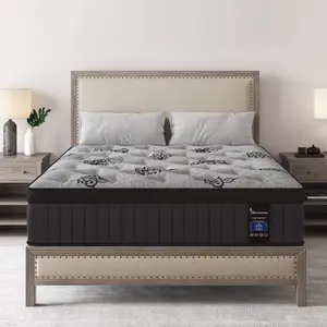 9"12"14" Twin Full Queen King Size Mattress in a Box Hybrid Pocket Spring Medium Firm &  Motion Isolation Pressure Relief