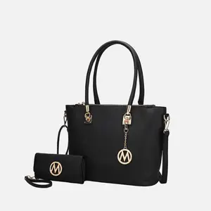 MKF Collection Vanessa Women's Fashion Tote & Wallet Set Handbag by Mia K