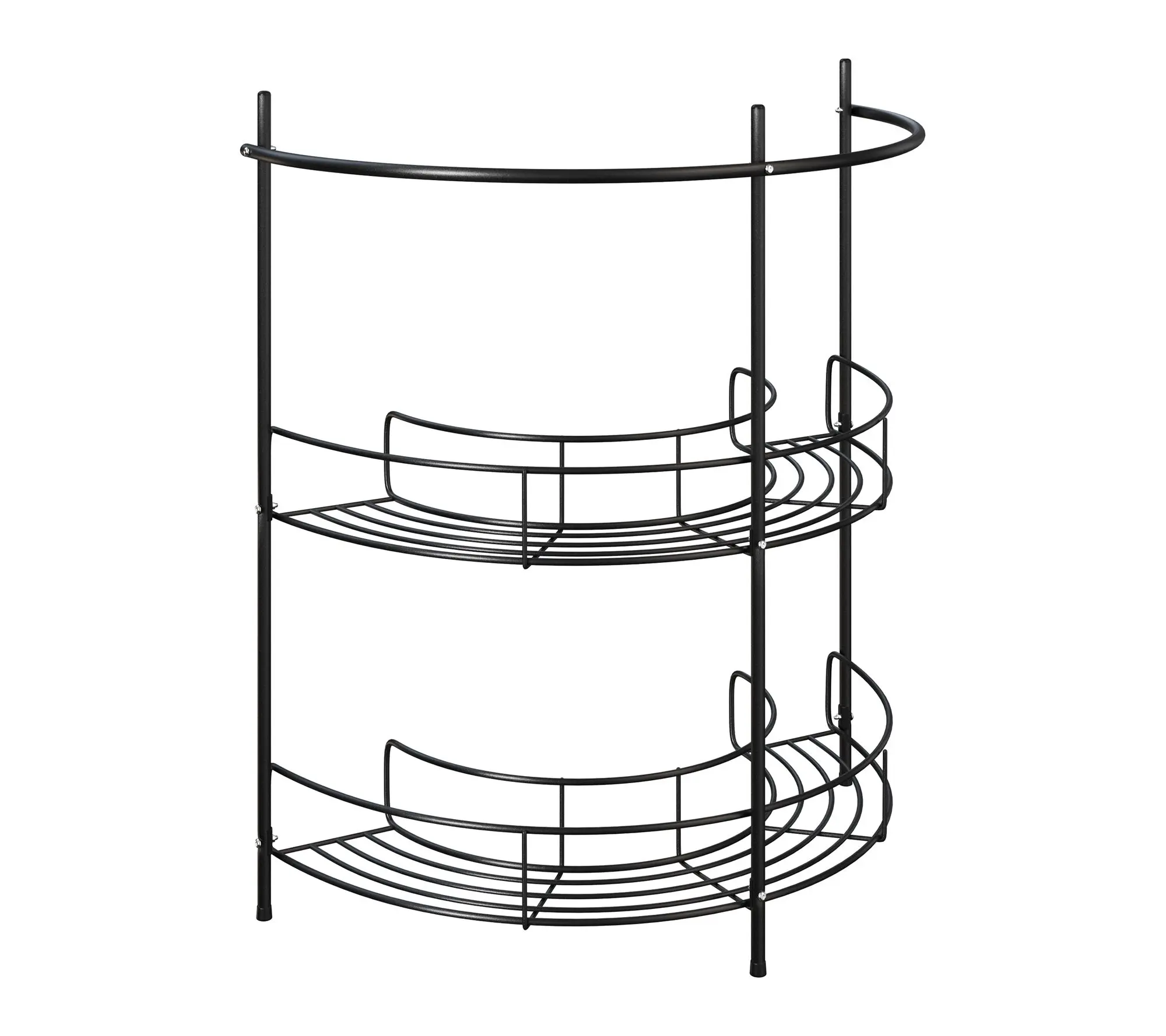 Lavish Home Pedestal Sink Organizer Compact Under Sink Rack