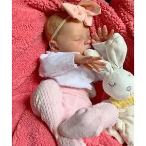 Handmade Vinyl Reborn Doll, Soft Touch, 20 Inch Lifelike Cloth Body, Cute Craftsmanship, Ideal Christmas Gift/birthday Present