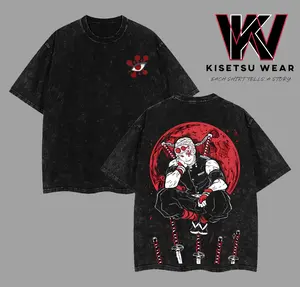 Tengen Uzui Graphic Tee - Demon Slayer Anime Streetwear Shirt, Soft Oversized Cotton T-Shirt, Classic Anime Apparel, Menswear Aesthetic Clothes, Sound Hashira Unisex Top, Gift for Anime Fans