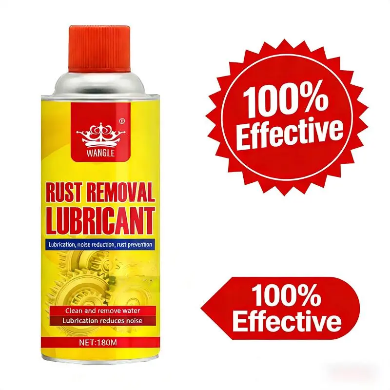 180mL Multi-Function Spray - Metal & Automotive Rust Remover with Lubrication, Rust Prevention & Noise Reduction, Rust Remover For Metal