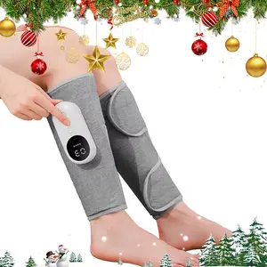 Leg Massager with Heating and Compression USB Type-C Rechargeable 9 Modes 3 Intensity Levels Hand-like Kneading for Restless Legs Syndrome Top Christmas Gift Choice(1 unit)