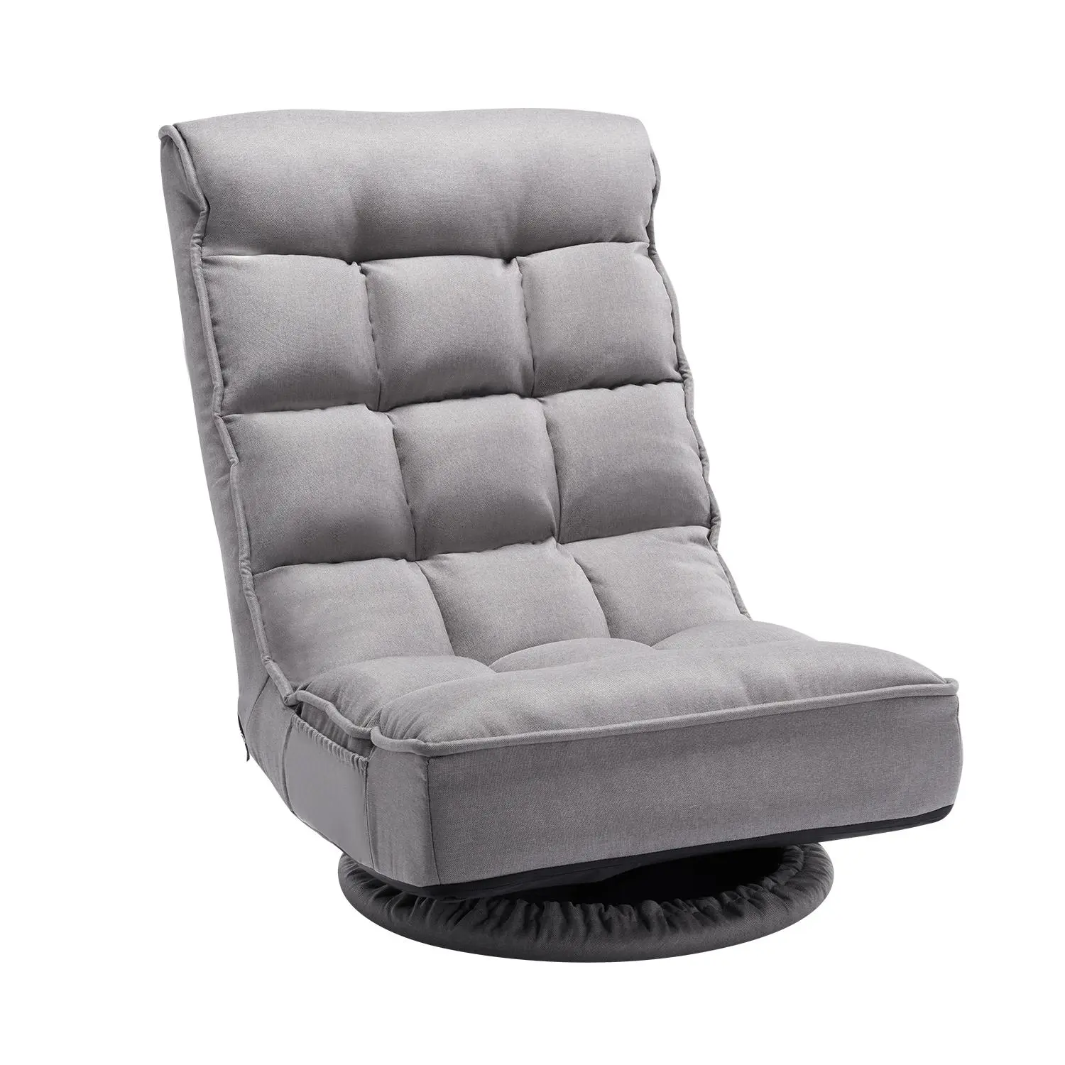 VEVOR 360° Swivel Floor Gaming Chair with 4 Adjustable Position Folding Floor Chair VEVOR 360° Swivel Floor Gaming Chair with 4 Adjustable Position Folding Floor Chair