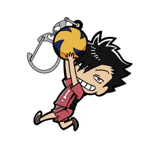 Haikyuu Tsumamare Chibi Keychain- Tetsuro Kuroo (Uniform Version)