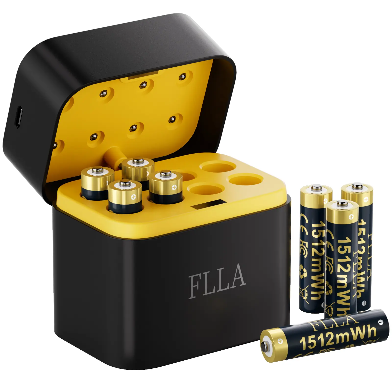 1512mWh 1.5V Rechargeable AAA Lithium-ion 8PCS Batteries + Fast Charging Dock 1512mWh 1.5V Rechargeable AAA Lithium-ion 8PCS Batteries + Fast Charging Dock