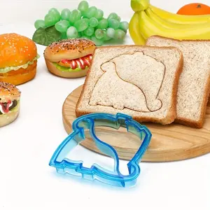 1PC Dinosaur Shape Modeling Bread Slicing Tools Sandwich Shell Cutter Bread Cutter Bread Mould Cute Aesthetic Thing Classroom School Bedroom Office Halloween Christmas Independence Day Gifts Kitchen Accessories Kitchen Gadgets Bakeware Baking Tools