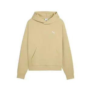 PUMA Mens Wardrobe Essentials Boxy Hoodie Casual Outerwear Casual - Beige