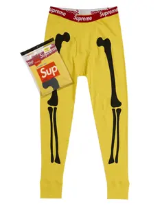 Supreme Hanes Bones Thermal Pant FW25 (1 Pack) Yellow