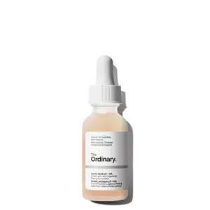 The Ordinary Lactic Acid 5% + Hyaluronic Acid 2%, Gentle Exfoliating Serum for Smoother Skin, 1 Fl Oz