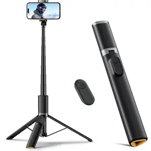 63" Cell Phone Selfie Stick Tripod, Portable Tripod for  with  Remote, Extendable Smartphone Stand, -in-1, Compatible with /Android