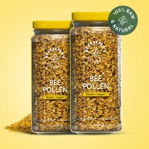 2x Bee Pollen - 100% Raw Granules for Energy, Immunity & Whole Body Wellness - Superfood Packed with Vitamin B, Minerals & Protein