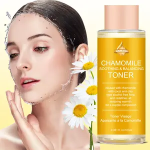 Chamomile Soothing Calming Gentle Facial Toner, formulated with chamomile, coneflower, and clay-based alcohol-free botanical extracts, redefines soothing and restorative care, creating soft, supple, moisture-rich skin with a radiant youthful glow.