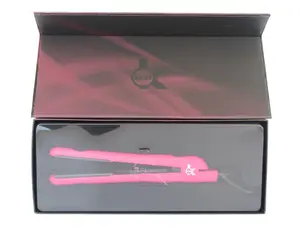 Kor International HSK #69 PINK CERAMIC HAIR STYLER 1.25" HAIR IRON STRAIGHTENER