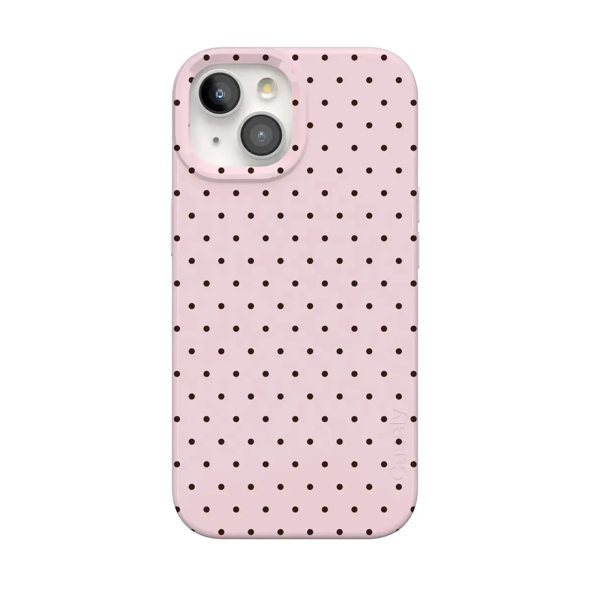 Casely iPhone 14 Plus Case | On the Dot | Pink Polka Dot | Compatible with MagSafe | Classic Ultra Thin Design