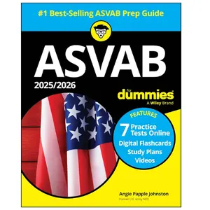 2025/2026 ASVAB For Dummies: Book + 7 Practice Tests, Flashcards, and Videos Online 14th Edition