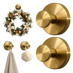 Stainless Steel Suction Cup Hooks – Heavy Duty No Drill Hooks for Bathroom, Kitchen, Front Door Wreath, Window Mirrors – Strong Hold, Removable & No Damage – Perfect for Towels, Loofahs, Keys, Loofahs – Great for Dad Gift, Dorm, or Summer #DealsForYouDays
