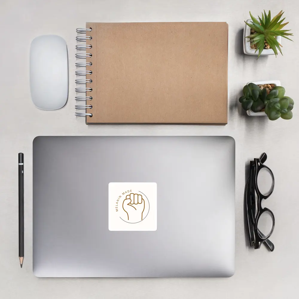 Melanin Made Sticker, High Quality Adhesive Vinyl Decal