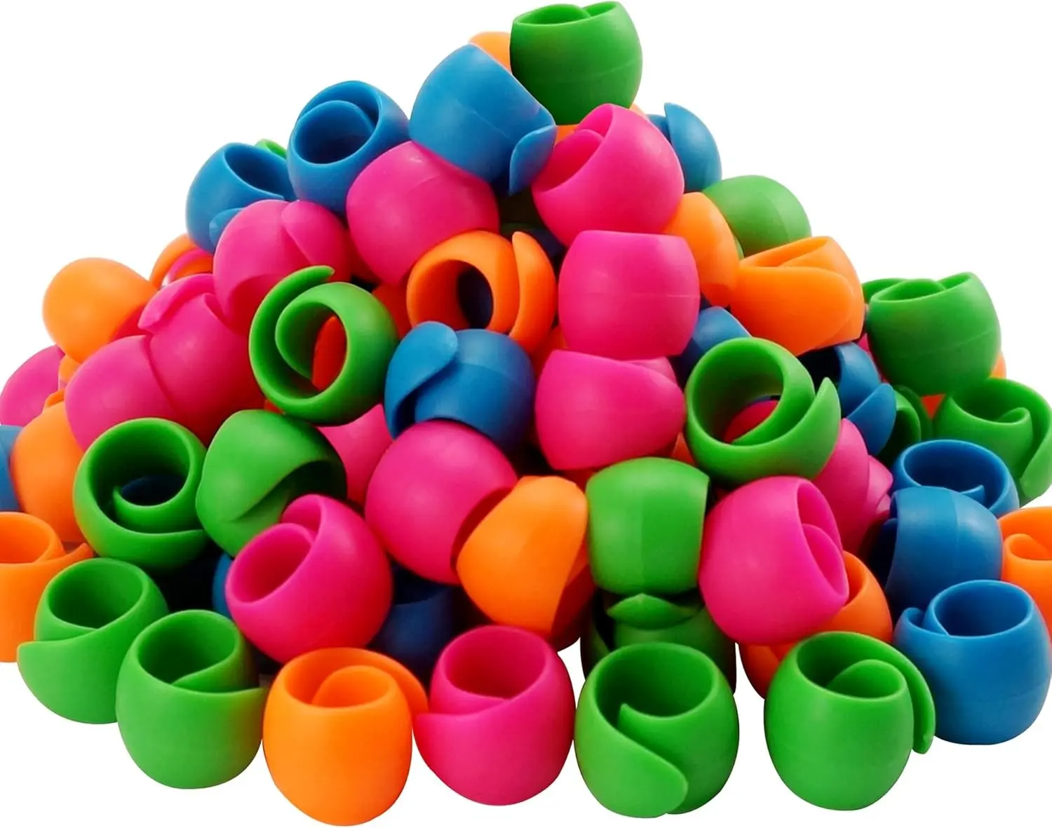 Bulk Pack Multi-Size Thread Savers-Huggers, Prevents Thread Tails from Unwinding, Eliminates Loose Ends for Sewing & Embroidery Machine Use (Home Supplies)