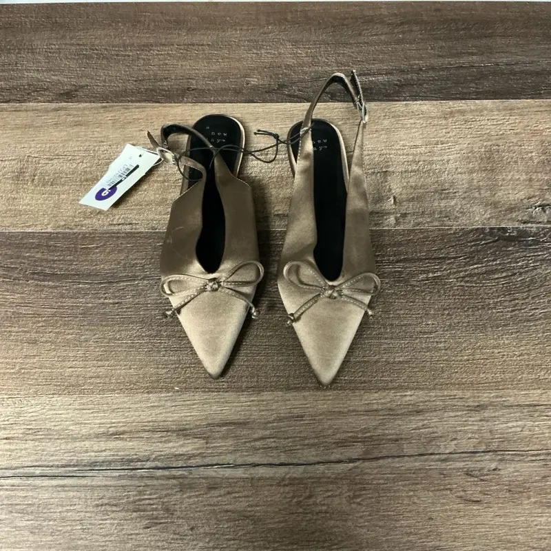 A New Day Taupe Camille Flats