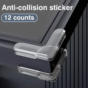 12 Counts Safety Corner Protectors Guards, Soft Table Corner Protectors for Childproofing Furniture, Kids Safety Corner Protectors Against Sharp Edges