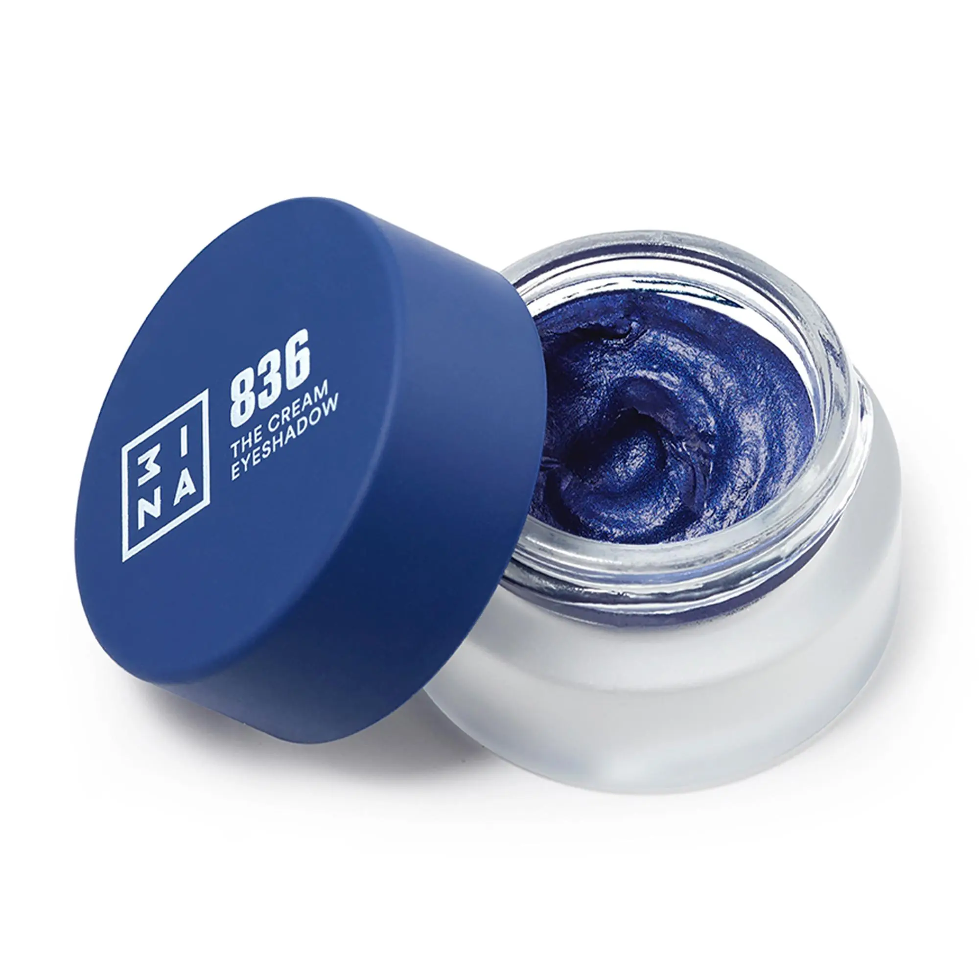 The Cream Eyeshadow - 836 Dark Blue by 3INA for Women - 0.1 oz Eye Shadow Blend Cosmetic eyeshadow palette
