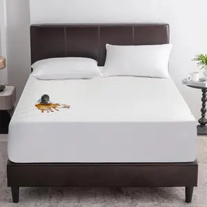 Waterproof Mattress Protector Stretchable Fitted Quilted Mattress Cover | Deep Pocket up to 16" Durable Fitted Bed Cover | Size Mattress Pad Covers