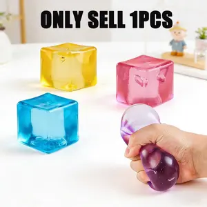 High-Quality Soft Clay Toy Stress Reliever, Transparent Rebound Design, Perfect Gift Option, Available in Multiple Colors