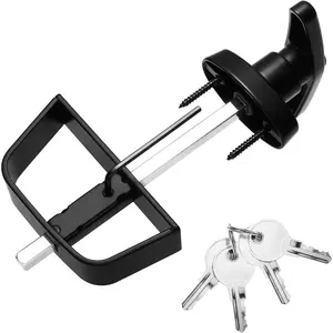 Premium T-Handle Shed Door Latch Lock Kit, Safe Durable Shed Locks with 4 Keys, Easy to Install for Storage Barn, Chicken Coops, Camper, Available in 4½" and 5½" Stem