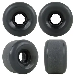 Blank Longboard Wheels 60mm x 37mm Smoked Grey USA Centerset 78A