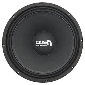 DOWN4SOUND USCMR-124 - 12" Paper Cone Pro Audio Midrange Speaker - 250W RMS, 4 Ohm