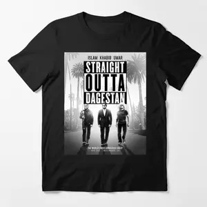 Daniel Cormier Islam Khabib Umar Straight Outta Dagestan T-Shirts, 90s Graphic Tees, Full Colors, Full Sizes, For Men, For Women