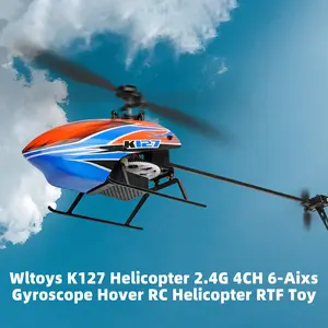K127 Helicopter 2.4G 4CH 6-Aixs Gyroscope Hover RC Helicopter RTF Toy