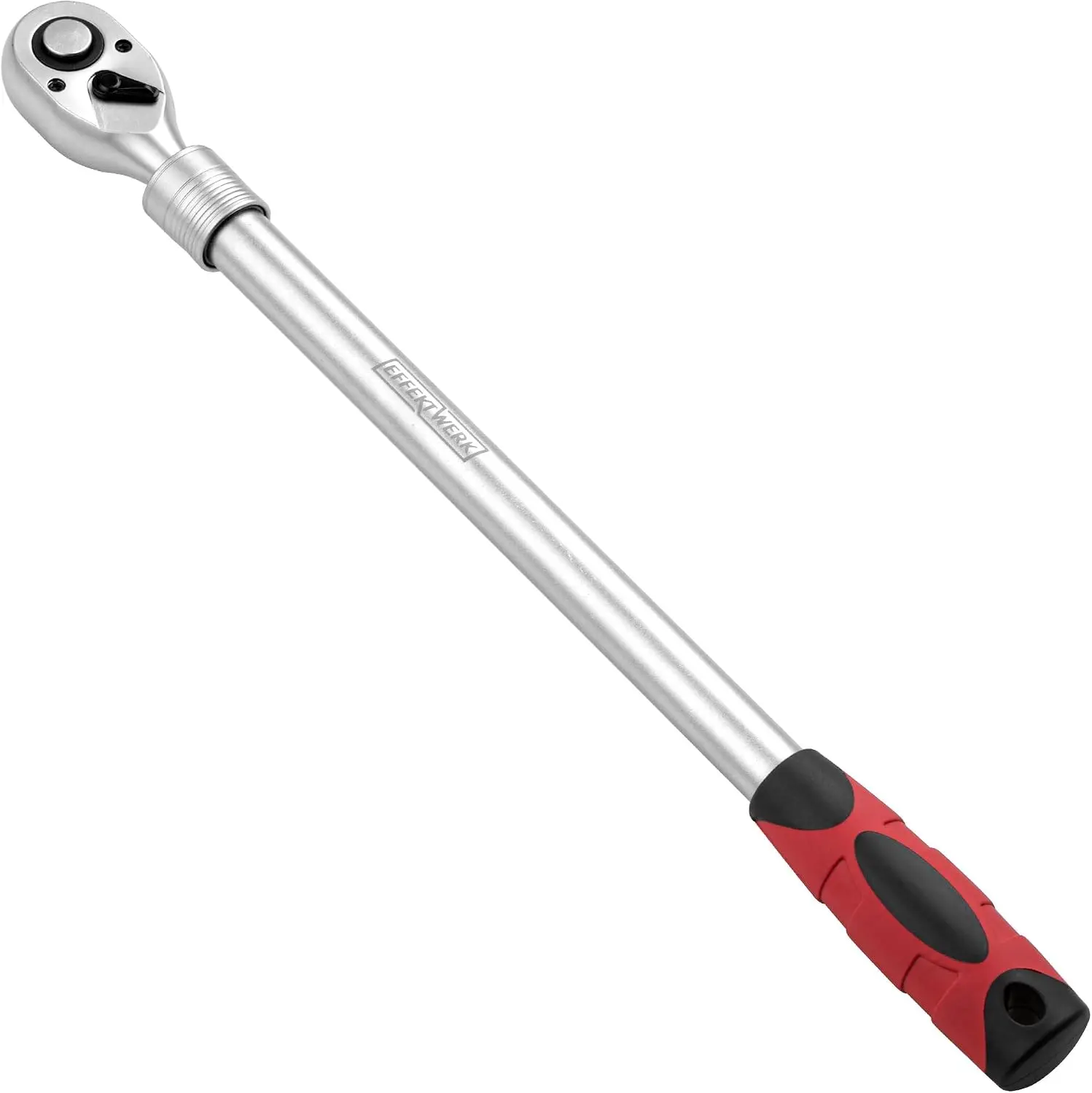 EFFEKTWERK Retractable Telescopic Ratchet Wrench - 1/2 Inch Drive, 72 Teeth - 18-24 In Steel Extendable Handle - 6 Lock Positions - 660 Nm High Torque For Heavy Duty Jobs, High Torque Jobs