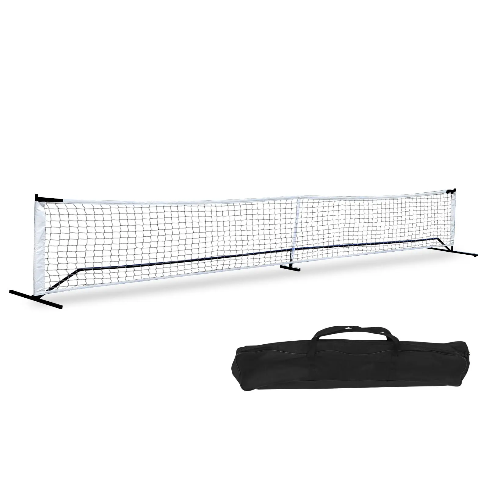 Zeny 22FT Portable Badminton & Pickleball Net Set, USAPA Regulation Steel Frame, All-Weather Nylon Netting with Carry Case for Outdoor Sports, Badminton Net